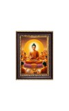 Lord Gautam Buddha Digital Print Photo 6.7x8.7 inches - Vibrant Religious Desk And Wall Art for Home , Office and Temple Decor and Gifting.