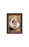 Sri Karvir Niwasini Mahalaxmi Digital Print Photo 6.7x8.7 inches - Vibrant Religious Desk And Wall Art for Home , Office and Temple Decor and Gifting.