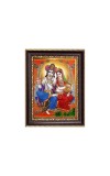 Sri Radha Krishna Digital Print Photo 6.7x8.7 inches - Vibrant Religious Desk And Wall Art for Home , Office and Temple Decor and Gifting.