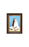 Sri Sarada Devi Digital Print Photo 6.7x8.7 inches - Vibrant Religious Desk And Wall Art for Home , Office and Temple Decor and Gifting.