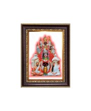 Shree Ramkrishna Paramhans, Maa Sarada, and Maa Tara Digital Print Photo 6.7x8.7 inches - Vibrant Religious Desk And Wall Art for Home , Office and Temple Decor and Gifting.