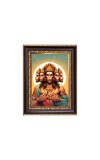 Sri Hanuman Digital Print Photo 6.7x8.7 inches - Vibrant Religious Desk And Wall Art for Home , Office and Temple Decor and Gifting.