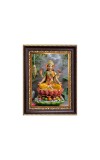 Sri Maa Lakshmi Digital Print Photo 6.7x8.7 inches - Vibrant Religious Desk And Wall Art for Home , Office and Temple Decor and Gifting.