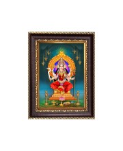 Sri Maa Durga Digital Print Photo 6.7x8.7 inches - Vibrant Religious Desk And Wall Art for Home , Office and Temple Decor and Gifting.