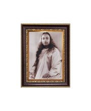 Sri Paramahansa Yogananda Digital Print Photo 6.7x8.7 inches - Vibrant Religious Desk And Wall Art for Home , Office and Temple Decor and Gifting.
