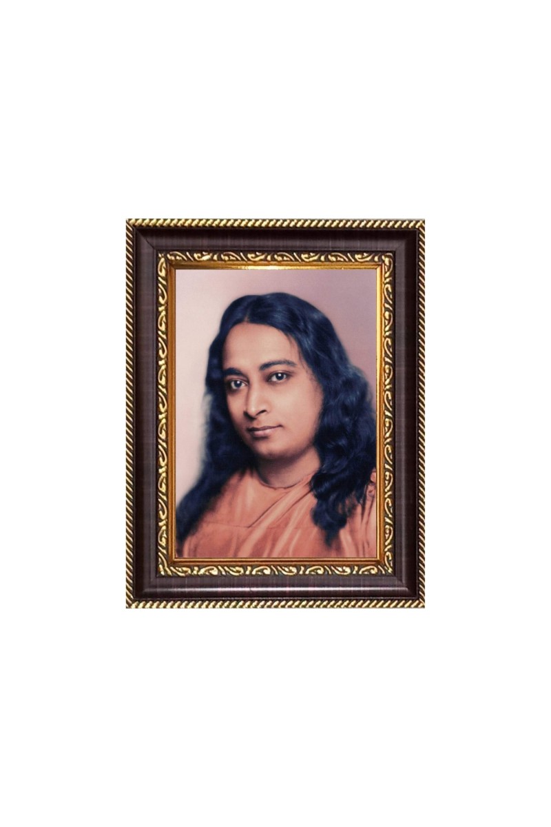 Sri Paramahansa Yogananda Digital Print Photo 6.7x8.7 inches - Vibrant Religious Desk And Wall Art for Home , Office and Temple Decor and Gifting.