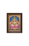 Sri Maa Lakshmi Digital Print Photo 6.7x8.7 inches - Vibrant Religious Desk And Wall Art for Home , Office and Temple Decor and Gifting.