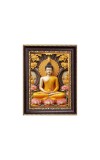 Lord Gautam Buddha Digital Print Photo 6.7x8.7 inches - Vibrant Religious Desk And Wall Art for Home , Office and Temple Decor and Gifting.