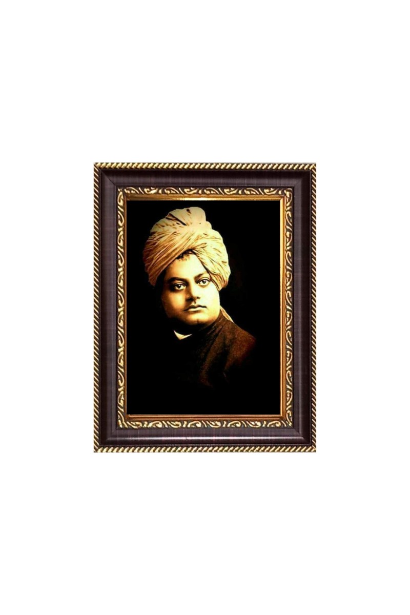 Sri Swami Vivekananda Digital Print Photo 6.7x8.7 inches - Vibrant Religious Desk And Wall Art for Home , Office and Temple Decor and Gifting.