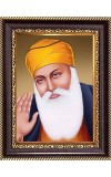 Sri Guru Nanak Digital Print Photo 6.7x8.7 inches - Vibrant Religious Desk And Wall Art for Home , Office and Temple Decor and Gifting.