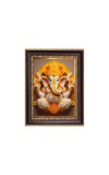 Sri Ganeshji Digital Print Photo 6.7x8.7 inches - Vibrant Religious Desk And Wall Art for Home , Office and Temple Decor and Gifting.