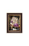 Sri Radha Krishna Digital Print Photo 6.7x8.7 inches - Vibrant Religious Desk And Wall Art for Home , Office and Temple Decor and Gifting.
