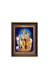 Sri Radha Krishna Digital Print Photo 6.7x8.7 inches - Vibrant Religious Desk And Wall Art for Home , Office and Temple Decor and Gifting.