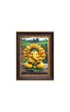 Sri Ganeshji Digital Print Photo 6.7x8.7 inches - Vibrant Religious Desk And Wall Art for Home , Office and Temple Decor and Gifting.