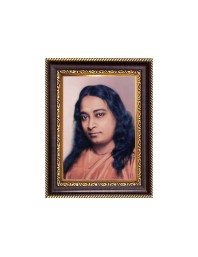 Sri Paramahansa Yogananda Digital Print Photo 6.7x8.7 inches - Vibrant Religious Desk And Wall Art for Home , Office and Temple Decor and Gifting.