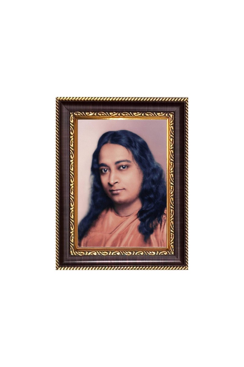 Sri Paramahansa Yogananda Digital Print Photo 6.7x8.7 inches - Vibrant Religious Desk And Wall Art for Home , Office and Temple Decor and Gifting.