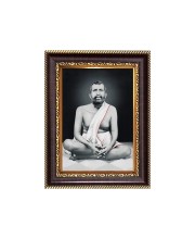Sri Ramkrishna Digital Print Photo 6.7x8.7 inches - Vibrant Religious Desk And Wall Art for Home , Office and Temple Decor and Gifting.