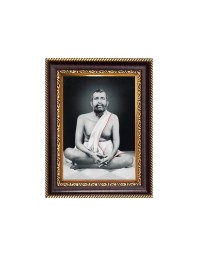 Sri Ramkrishna Digital Print Photo 6.7x8.7 inches - Vibrant Religious Desk And Wall Art for Home , Office and Temple Decor and Gifting.