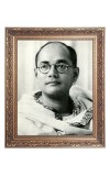 Netaji Subhash Chandra Bose Big Photo Frame - 10x14 Inches for Home ,Temple &  Office Decoration