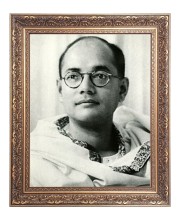 Netaji Subhash Chandra Bose Big Photo Frame - 10x14 Inches for Home ,Temple &  Office Decoration