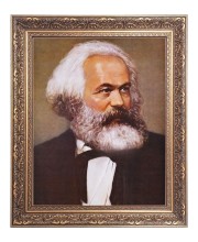 Karl Marx Big Photo Frame - 10x14 Inches for Home ,Temple &  Office Decoration