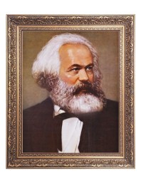 Karl Marx Big Photo Frame - 10x14 Inches for Home ,Temple &  Office Decoration