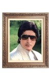 Sri Amitabh Bachchan Big Photo Frame - 10x14 Inches for Home ,Temple &  Office Decoration