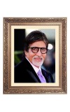 Sri Amitabh Bachchan Big Photo Frame - 10x14 Inches for Home ,Temple &  Office Decoration