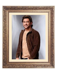 Mahindra Singh Dhoni Big Photo Frame - 10x14 Inches for Home ,Temple &  Office Decoration
