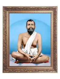 Sri Ramakrishna Paramahansa Big Photo Frame - 10x14 Inches for Home ,Temple &  Office Decoration