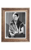 Srimati Indira Gandhi Big Photo Frame - 10x14 Inches for Home ,Temple &  Office Decoration