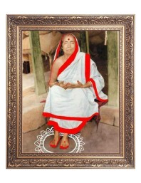 Maa Sarada Big Photo Frame - 10x14 Inches for Home ,Temple &  Office Decoration