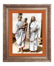 Maa Sarada Big Photo Frame - 10x14 Inches for Home ,Temple &  Office Decoration