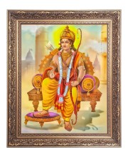 Sri Ram Big Photo Frame - 10x14 Inches for Home ,Temple &  Office Decoration