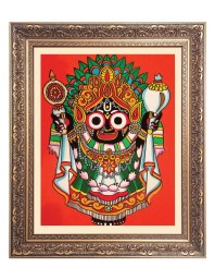 Sri Jagannath Big Photo Frame - 10x14 Inches for Home ,Temple &  Office Decoration