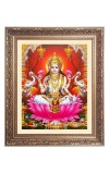Maa Lakshmi Big Photo Frame - 10x14 Inches for Home ,Temple &  Office Decoration