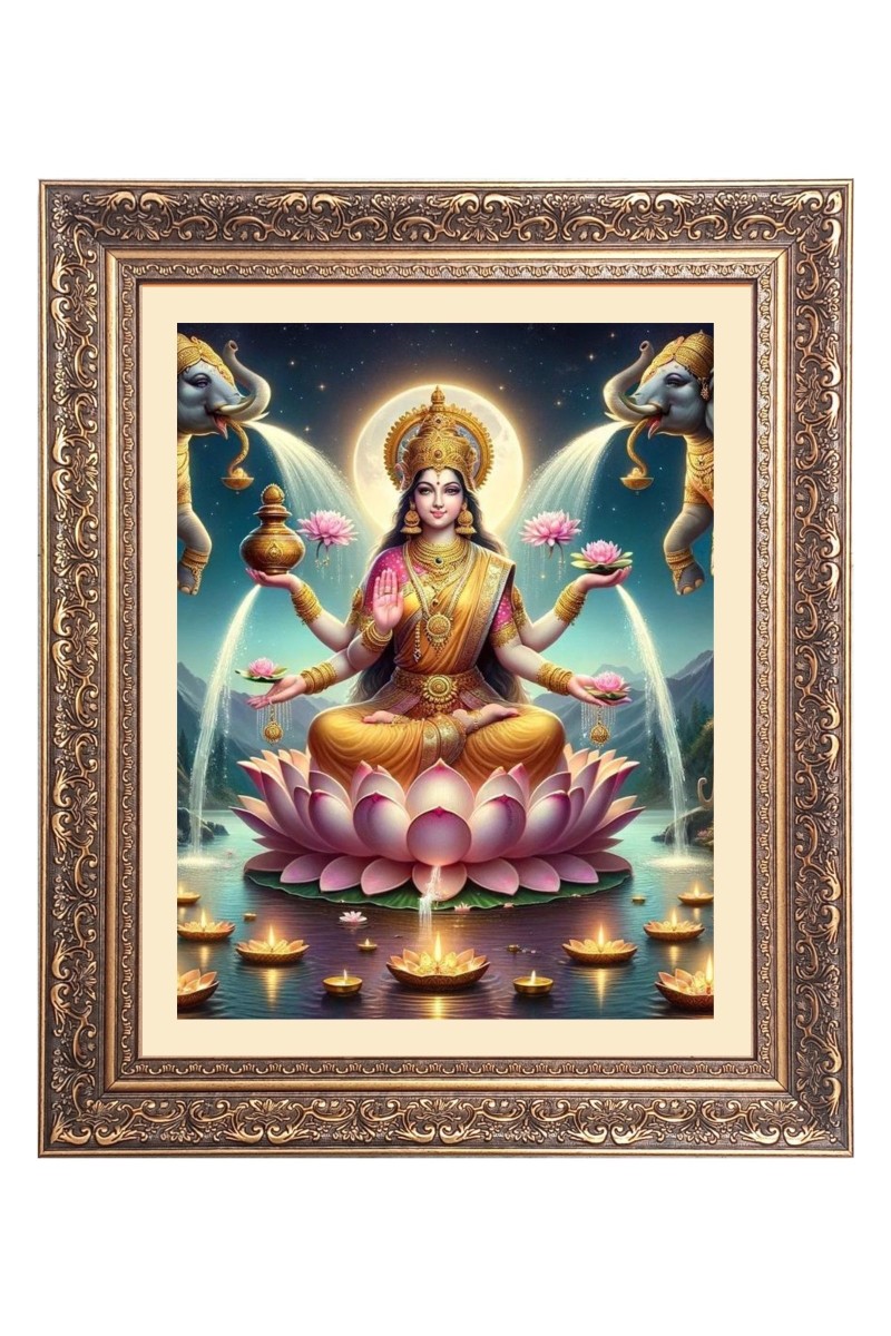 Maa ganga Big Photo Frame - 10x14 Inches for Home ,Temple &  Office Decoration