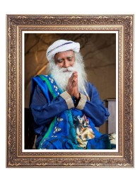 Sadguru Big Photo Frame - 10x14 Inches for Home ,Temple &  Office Decoration