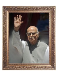 Sri Lal Krishna Advani Big Photo Frame - 10x14 Inches for Home ,Temple &  Office Decoration