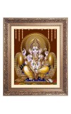 Sri Ganesh Big Photo Frame - 10x14 Inches for Home ,Temple &  Office Decoration