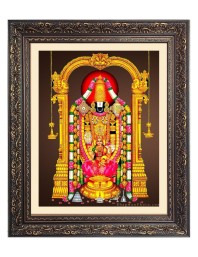 Lord Tirupati Balaji Big Photo Frame - 10x14 Inches for Home ,Temple &  Office Decoration