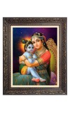 Baby Krishna with Maa yoshda Big Photo Frame - 10x14 Inches for Home ,Temple & Office Decoration Baby Krishna with Maa yoshda Big Photo Frame - 10x14 Inches for Home ,Temple & Office Decoration