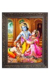 BabyKrishna with Yoshoda Big Photo Frame - 10x14 Inches for Home ,Temple & Office Decoration BabyKrishna with Yoshoda Big Photo Frame - 10x14 Inches for Home ,Temple & Office Decoration