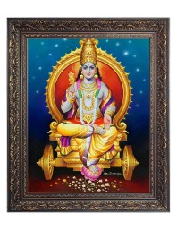 SURYA BHAGWAN Big Photo Frame - 10x14 Inches for Home ,Temple &  Office Decoration