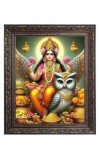 Maa Lakshmi (Laxmi) Big Photo Frame - 10x14 Inches for Home ,Temple &  Office Decoration