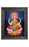 Mata Lakshmi (Laxmi) Big Photo Frame - 10x14 Inches for Home ,Temple &  Office Decoration