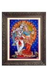 Sri Radha and Sri Krishna Big Photo Frame - 10x14 Inches for Home ,Temple &  Office Decoration