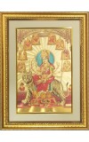Navdurga Golden Photo 11.5x15.5 Inches Perfect for Home, Office & Temple Decoration