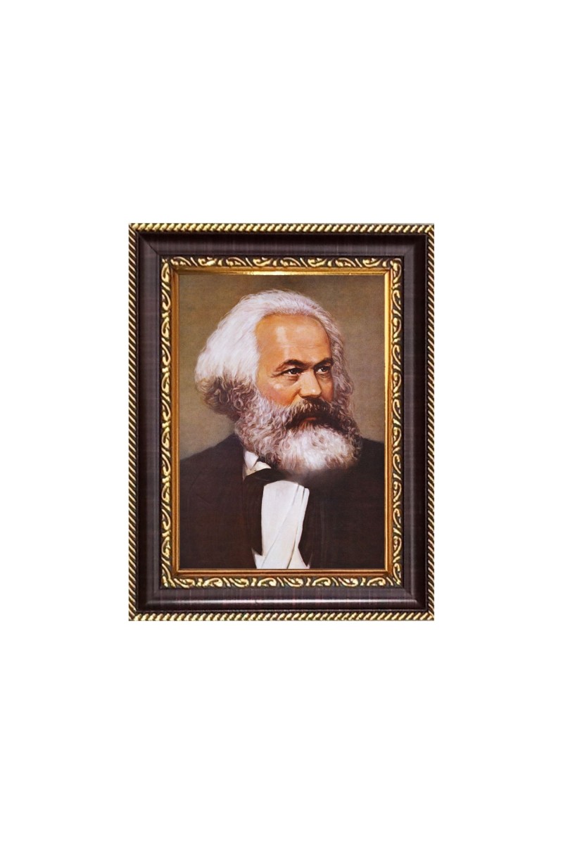 Karl Marx, German philosopher  Digital Print Photo 6.7x8.7 inches  (I24) - Vibrant Religious Wall Art for Home or Office Decor.