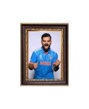 Sri Virat Koholi Digital Print Photo 6.7x8.7 inches  (I24) - Vibrant Religious Wall Art for Home or Office Decor.